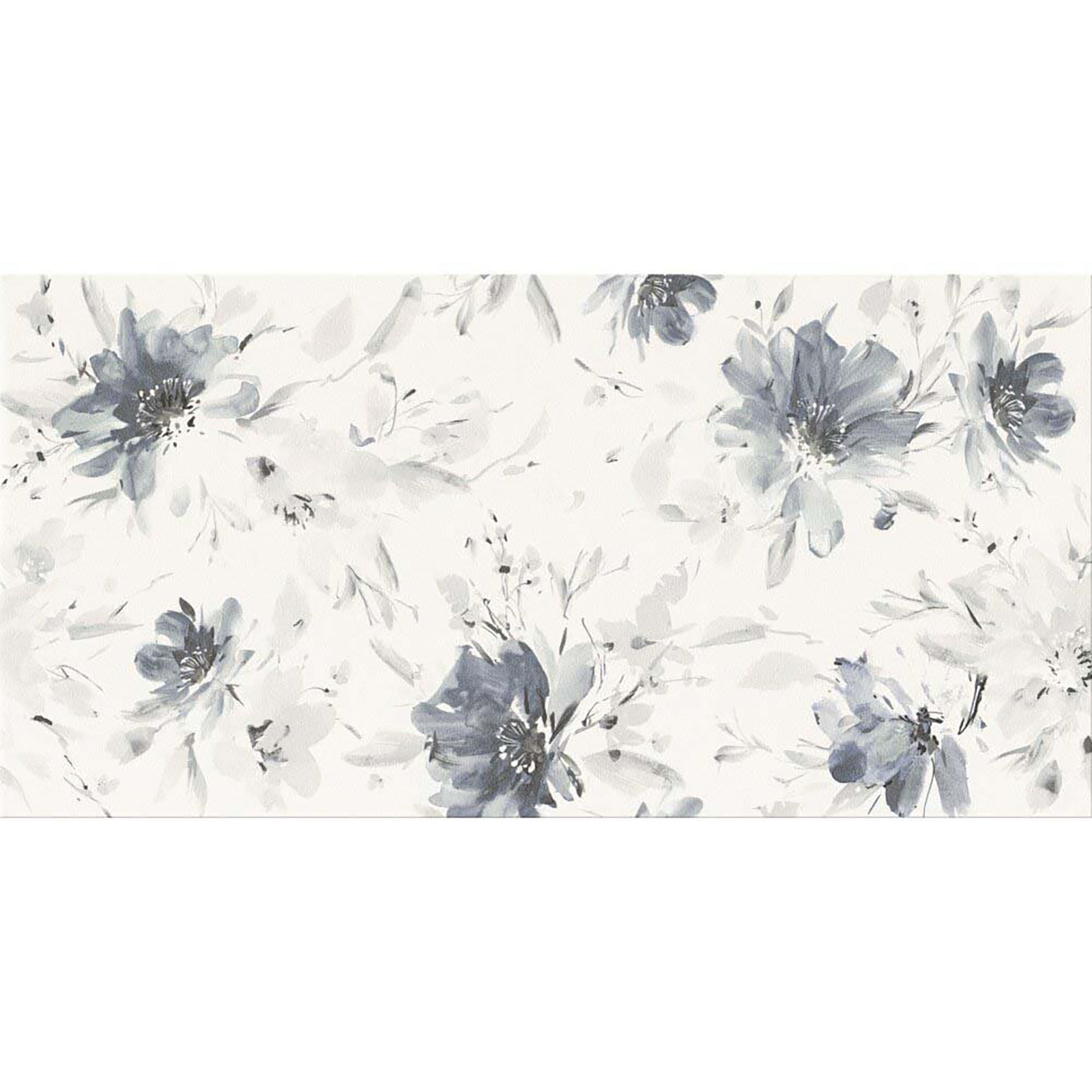 OBKLAD FLORAL LANDSCAPE WHITE INSERTO MICRO MATT 29,8X59,8