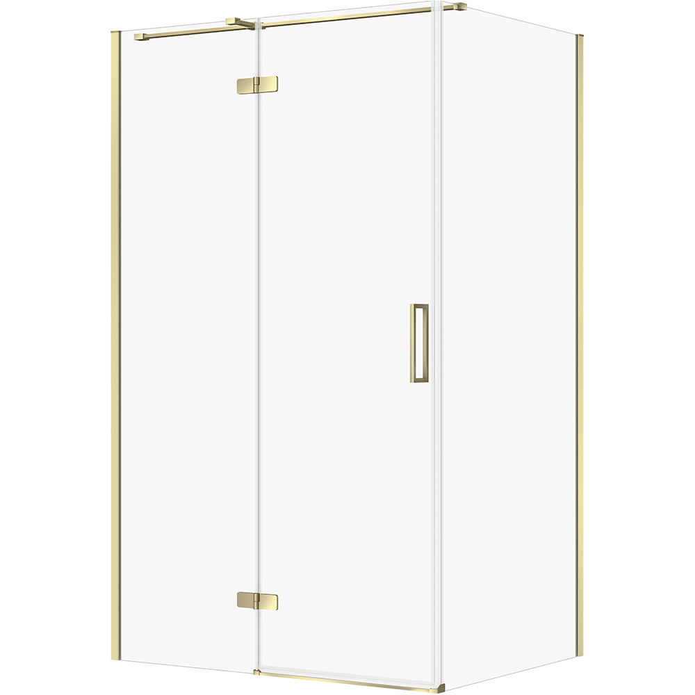 CERSANIT Hranatý sprchový kout JOTA 120x90 levý zlatý, čiré sklo S160-030 CERSANIT Hranatý sprchový kout JOTA 120x90 levý zlatý, čiré sklo S160-030