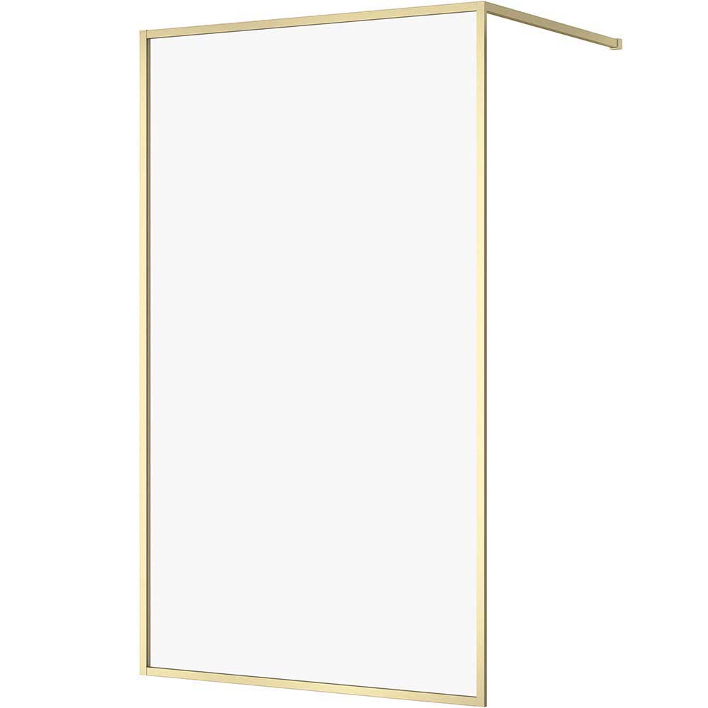 CERSANIT LARGA sprchový kout 120x200 walk-in zlatá matná, čiré sklo S164-074