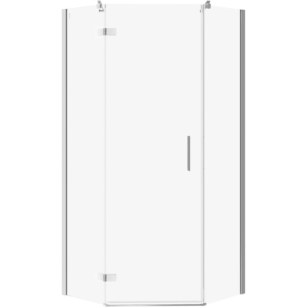 CERSANIT Sprchový kout pětiúhelníkový JOTA levý chrom 90x90x195 čiré sklo S160-014
