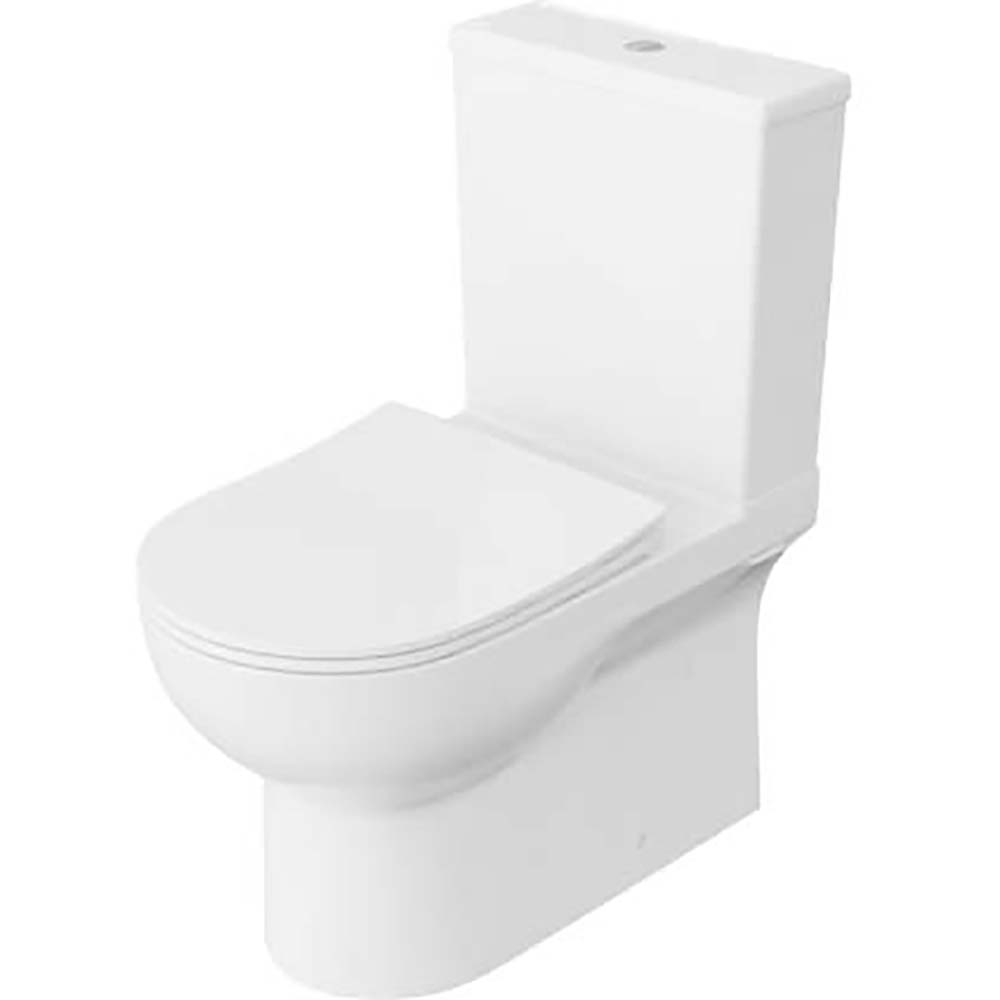 LAVITA Compact WC POSEJDON bez ráfku s termosetovým sedadlem bílý LAVITA Compact WC POSEJDON bez ráfku s termosetovým sedadlem bílý