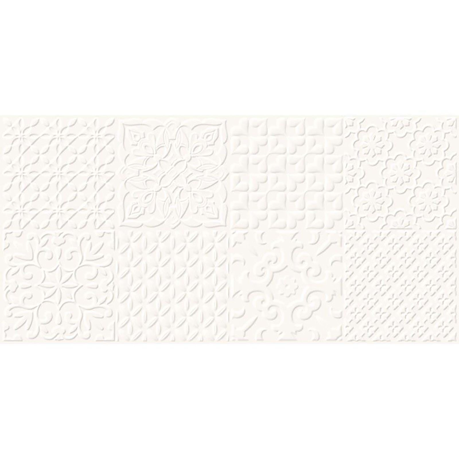 OBKLAD ALTERIO WHITE PATCHWORK STRUCTURE SATIN 29,8X59,8 OBKLAD ALTERIO WHITE PATCHWORK STRUCTURE SATIN 29,8X59,8