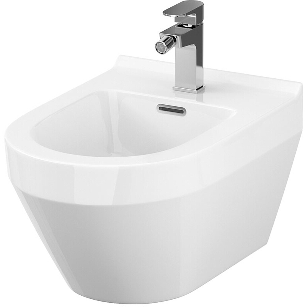 CERSANIT Závěsný bidet CREA oválný se skrytou montáží K114-009