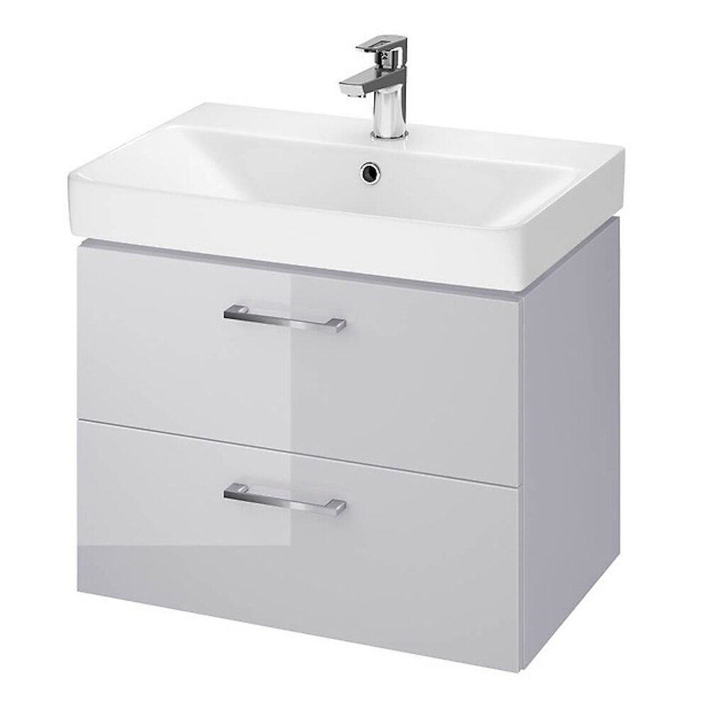 CERSANIT Skříňka s umyvadlem v sadě SET b278 LARA MILLE slim 60 šedá dsm S801-317-DSM