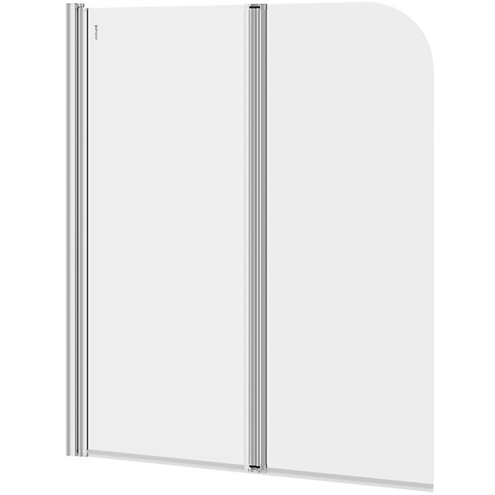 CERSANIT Vanová zástěna EASY NEW dvoukřídlá 140x115 chrom čiré sklo S301-290
