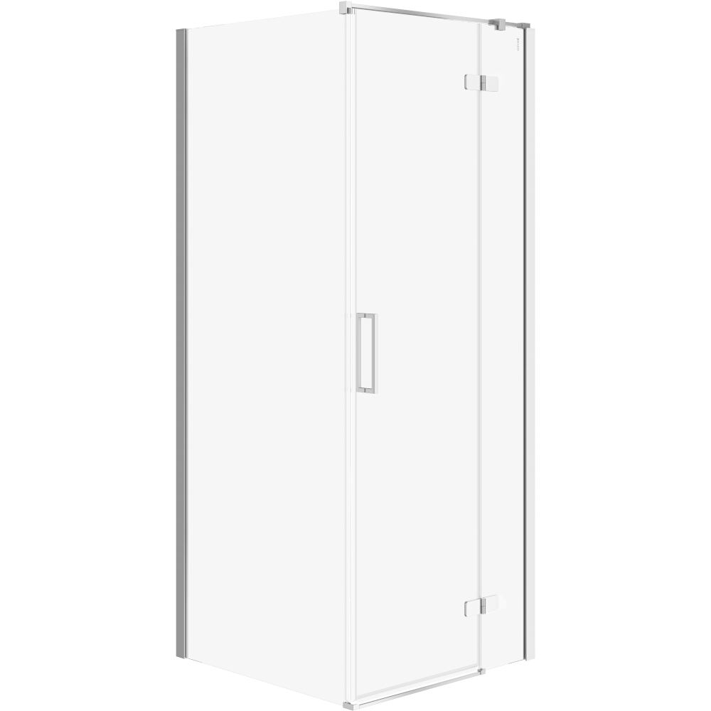 CERSANIT Rohový sprchový kout JOTA pravý chrom 80x80x195 čiré sklo S160-006