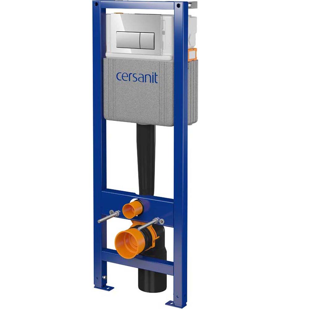CERSANIT SYSTEM 40 MECH podomítkový instalační systém s tlačítkem PRESTO chrom S701-951