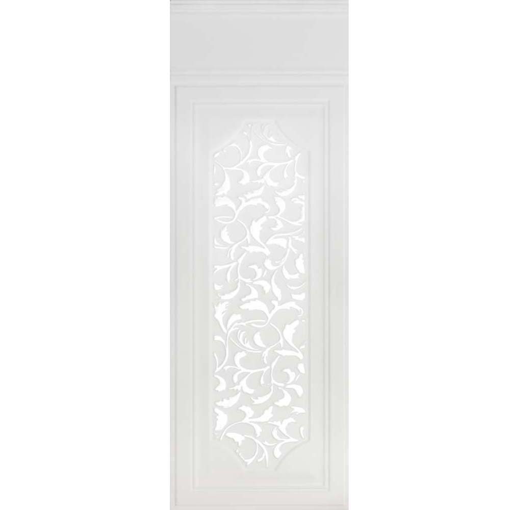 OBKLAD SERAMIKSAN VICTORIAN WHITE RELIEF-2 LUSTER DECOR MAT 30X90 OBKLAD SERAMIKSAN VICTORIAN WHITE RELIEF-2 LUSTER DECOR MAT 30X90