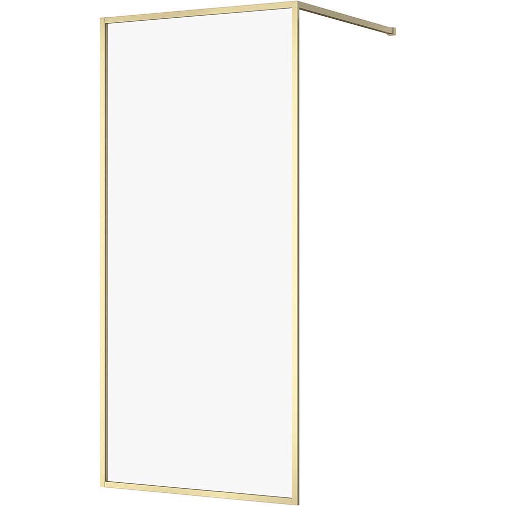 CERSANIT WALK-IN sprchový kout LARGA 90x200 zlatý matný, čiré sklo S164-072