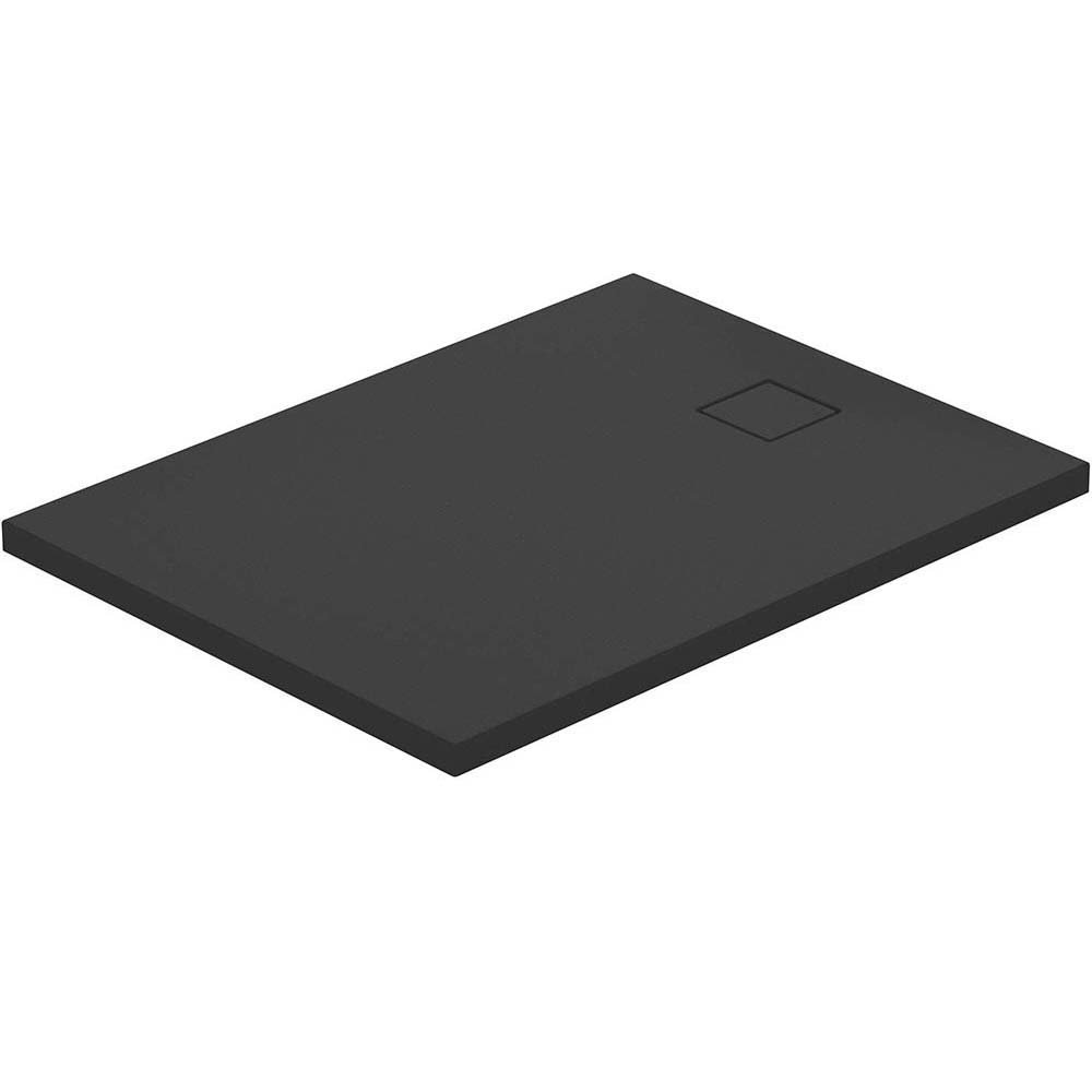 CERSANIT Obdélníková sprchová vanička TAKO SLIM 120x90x4,5 černá matná se sifonem S208-002