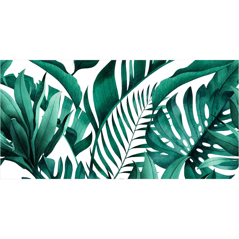 OBKLAD ALFA-CER MONSTERA WHITE DEC. A GLOSSY 29,8X59,8