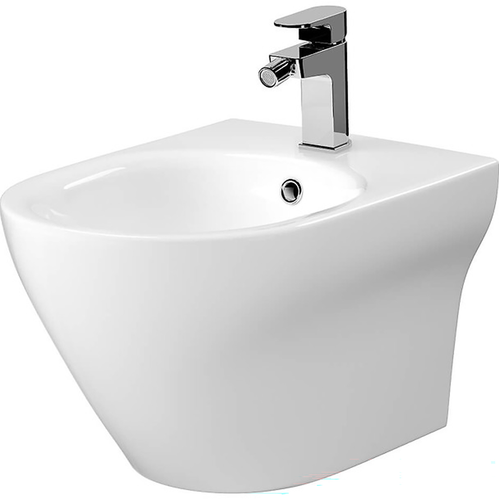 CERSANIT LARGA OVAL CLEAN ON závěsný bidet se skrytou montáží K120-006 CERSANIT LARGA OVAL CLEAN ON závěsný bidet se skrytou montáží K120-006