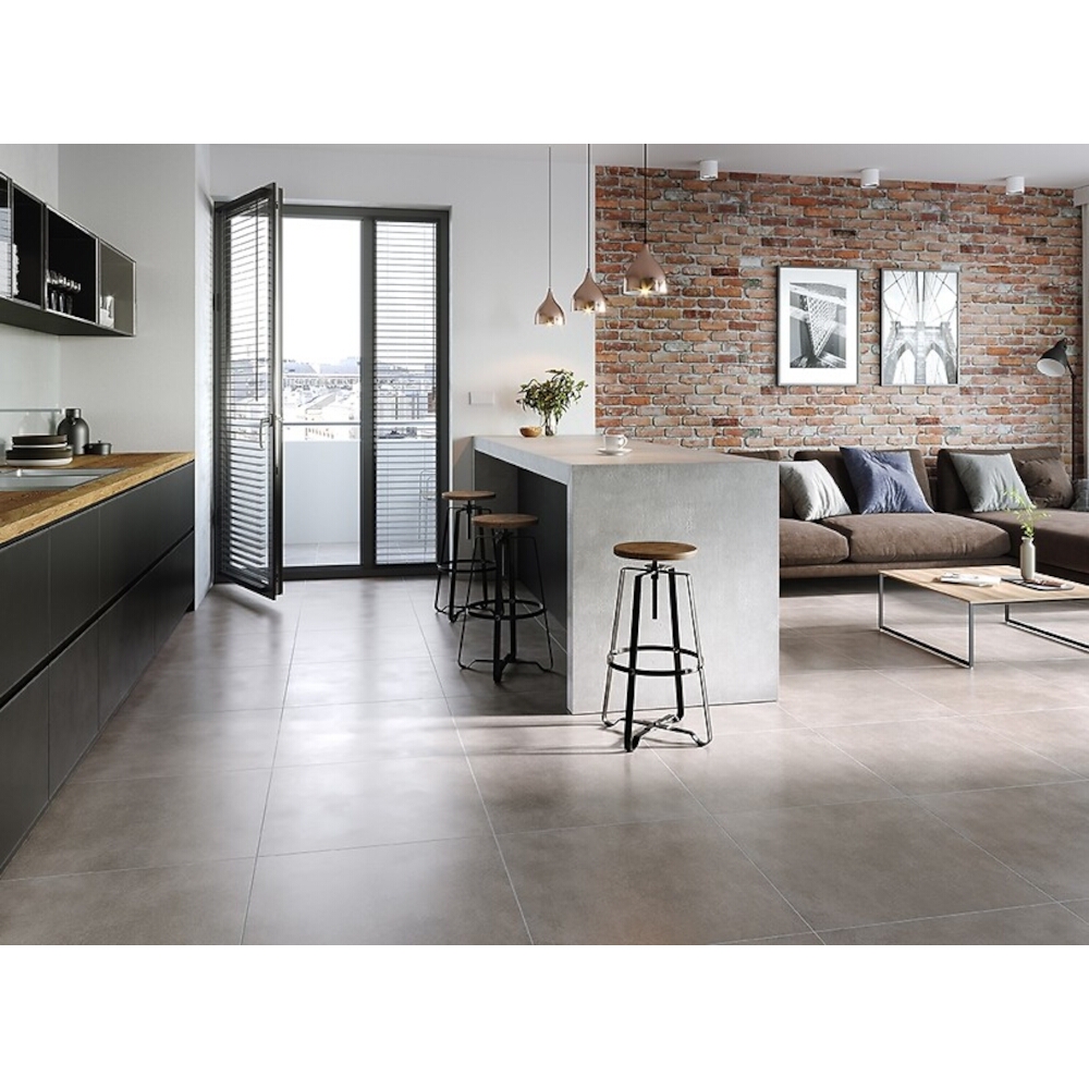 Glazované dlaždice COLIN light grey mat 59,8x59,8