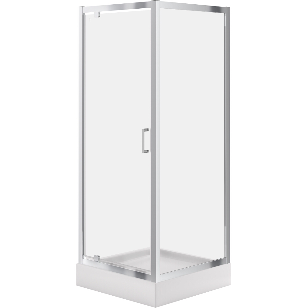 CERSANIT SET B834 ZIP sprchový kout čtvercový 80x190 + sprchová vanička TAKO 80x16 S601-203