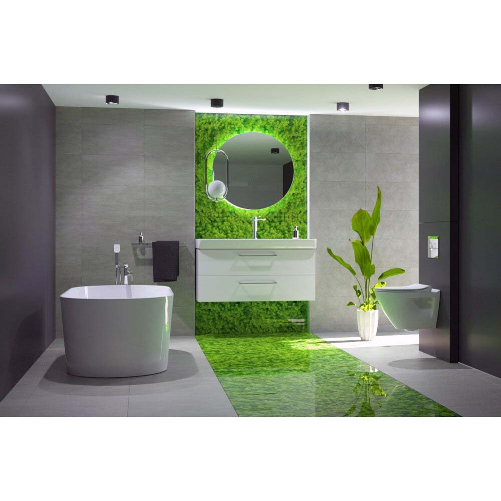 CERSANIT Pneumatické splachovací tlačítko ACCENTO CIRCLE lesklý chrom S97-056