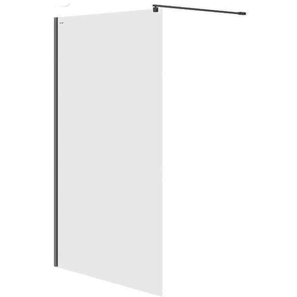 CERSANIT WALK-IN MILLE sprchový kout černý 120x200 čiré sklo S161-004