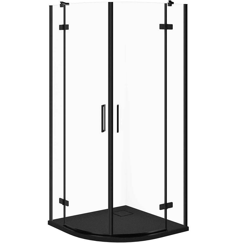 CERSANIT JOTA 90x90 sada sprchových koutů černá, sprchová vanička TAKO SLIM černá matná S601-453 CERSANIT JOTA 90x90 sada sprchových koutů černá, sprchová vanička TAKO SLIM černá matná S601-453
