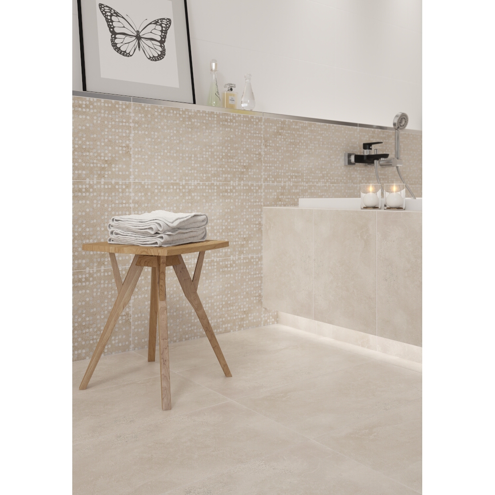 Glazované_dlaždice_NORMANDIE_beige_mat_29,7x59,8_#108 Glazované dlaždice NORMANDIE beige mat 29,7x59,8 #108
