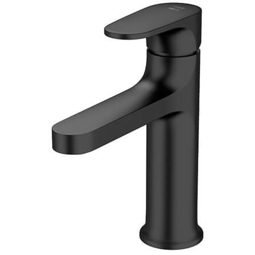 CERSANIT Umyvadlová baterie stojící na podlaze INVERTO černé rukojeti 2v1 černá + zlatá S951-295