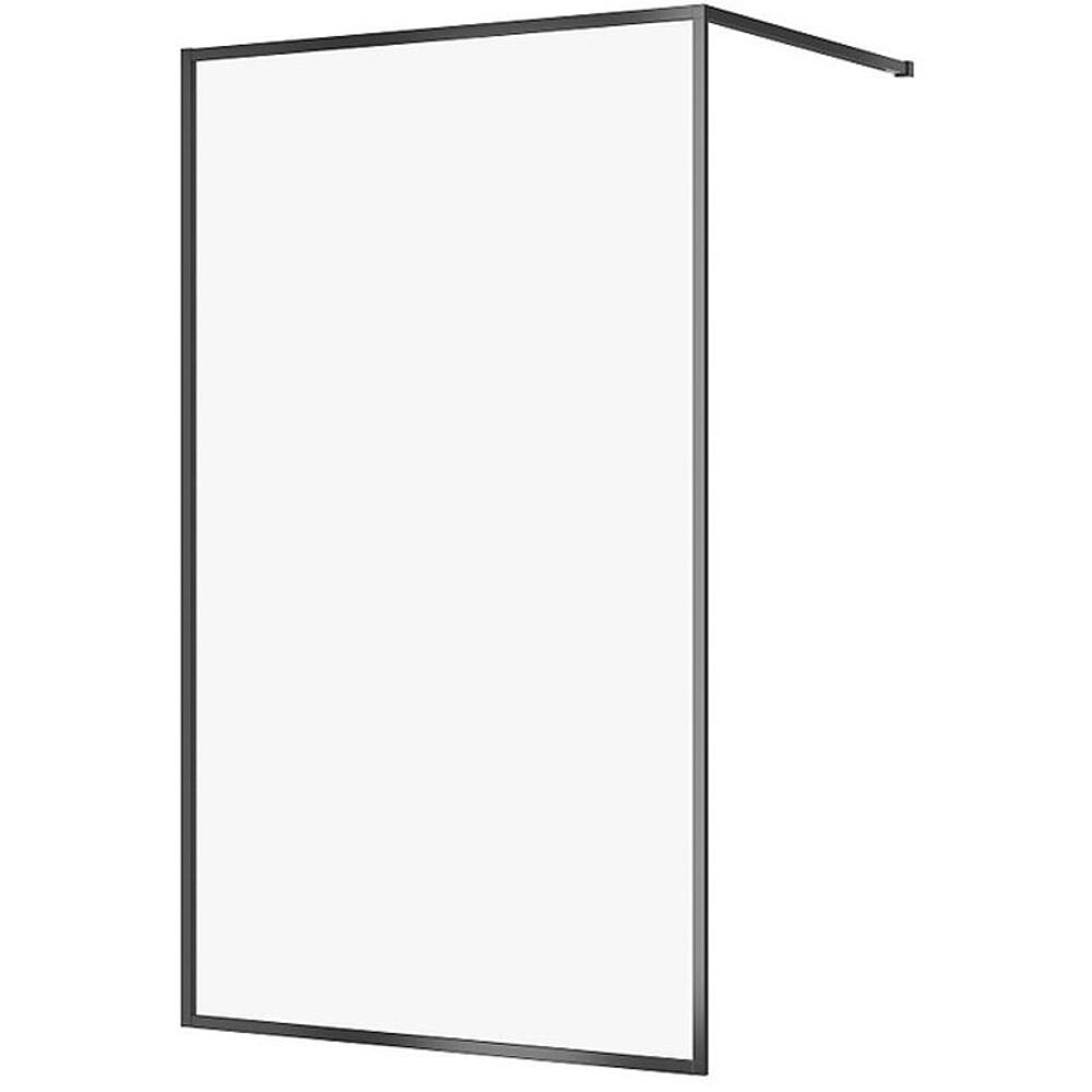 CERSANIT Walk-in sprchový kout larga černý 120x200 čiré sklo S932-140