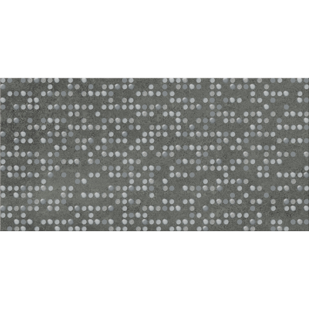 Glazované_dlaždice_inserto_NORMANDIE_graphite_dots_mat_29,7x59,8 Glazované dlaždice inserto NORMANDIE graphite dots mat 29,7x59,8