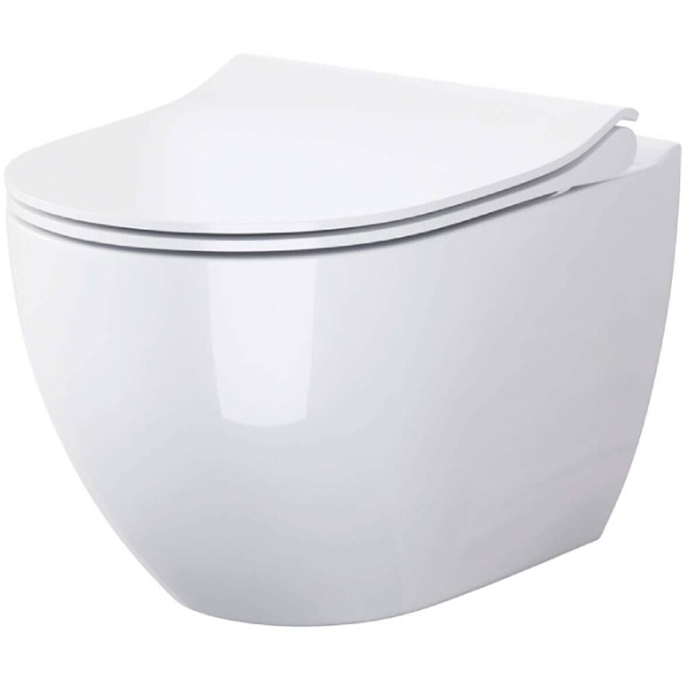 CERSANIT ZEN závěsná WC mísa duroplast soft-close sedátko S701-428