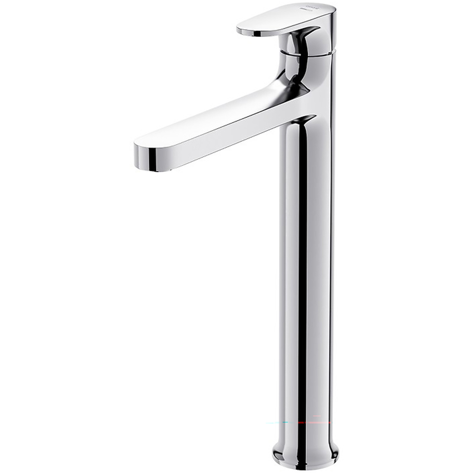 CERSANIT Umyvadlová baterie stojící na podlaze INVERTO s vysokými madly 2 v 1 chrom + černá S951-301