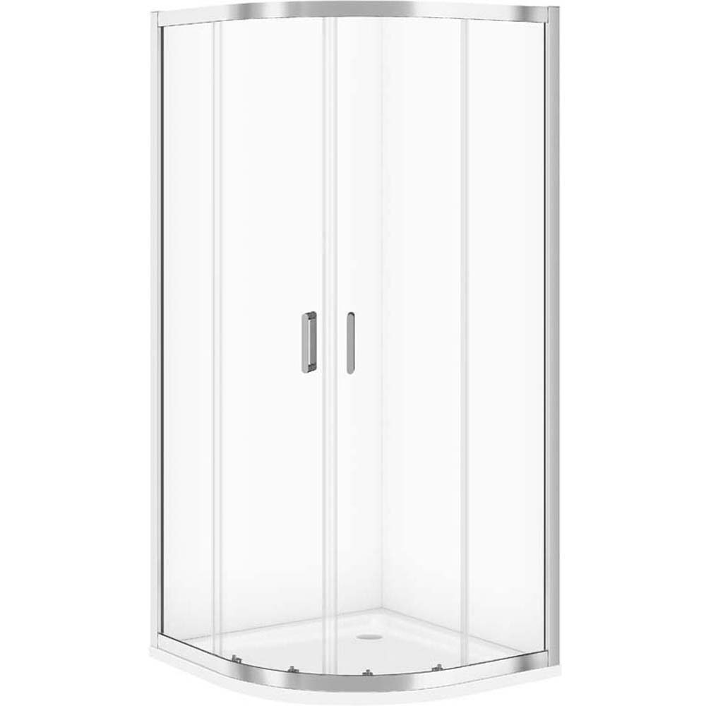 CERSANIT ARTECO 90 půlkruhový sprchový kout se sprchovou vaničkou TAKO 90x4 S601-359