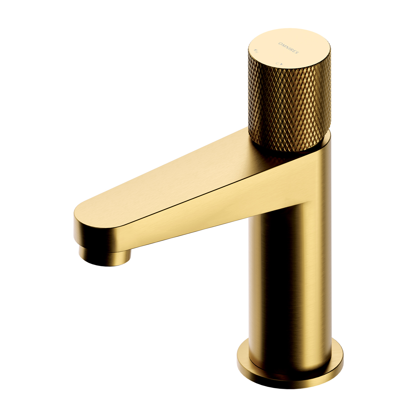 OMNIRES CONTOUR podstavc, umyvadlo, kohoutek zlatý štětený CT8010GLB