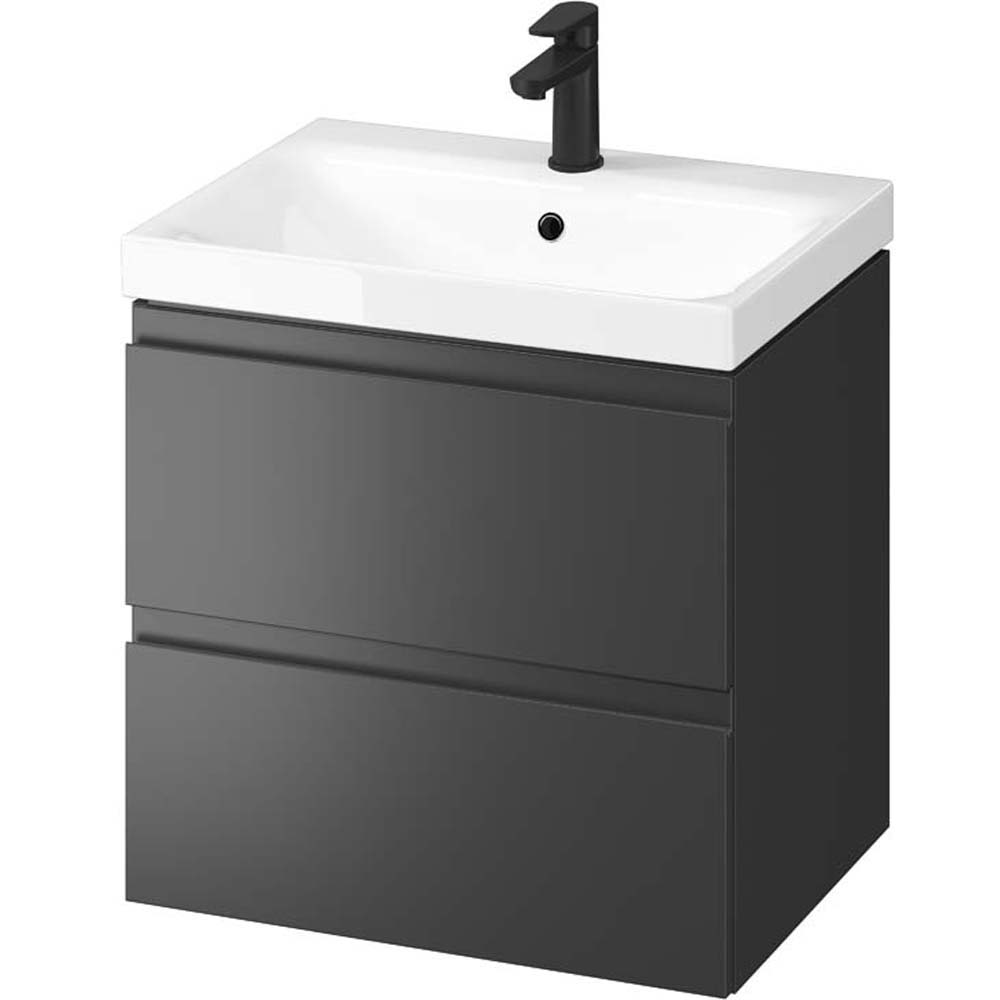 CERSANIT SET B896 MODUO 60 antracitová skříňka s umyvadlem pro vlastní montáz S801-486-DSM