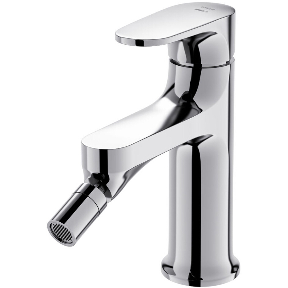 CERSANIT Stojací bidetová baterie INVERTO 2 design v 1 rukojeti chrom + černá S951-318