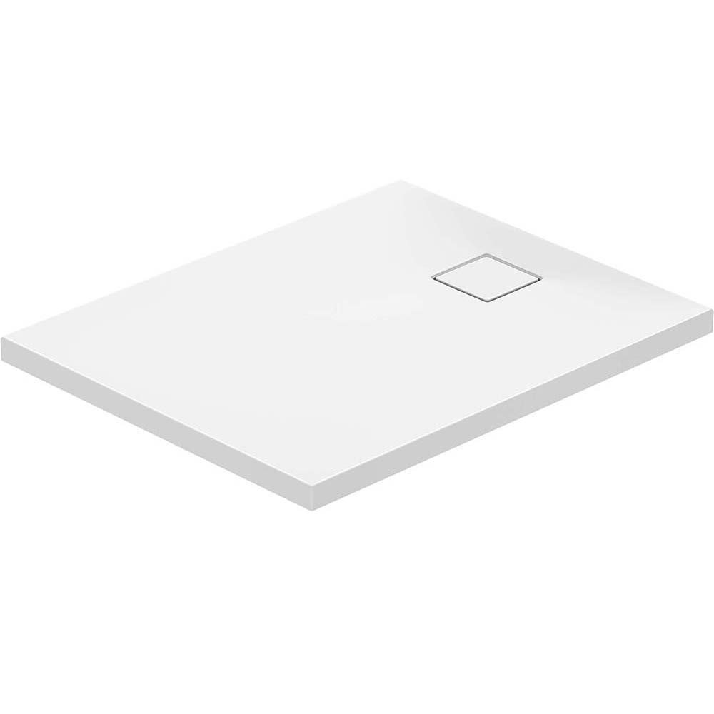 CERSANIT Obdélníková sprchová vanička TAKO SLIM 100x80x4,5 bílá matná se sifonem S208-006