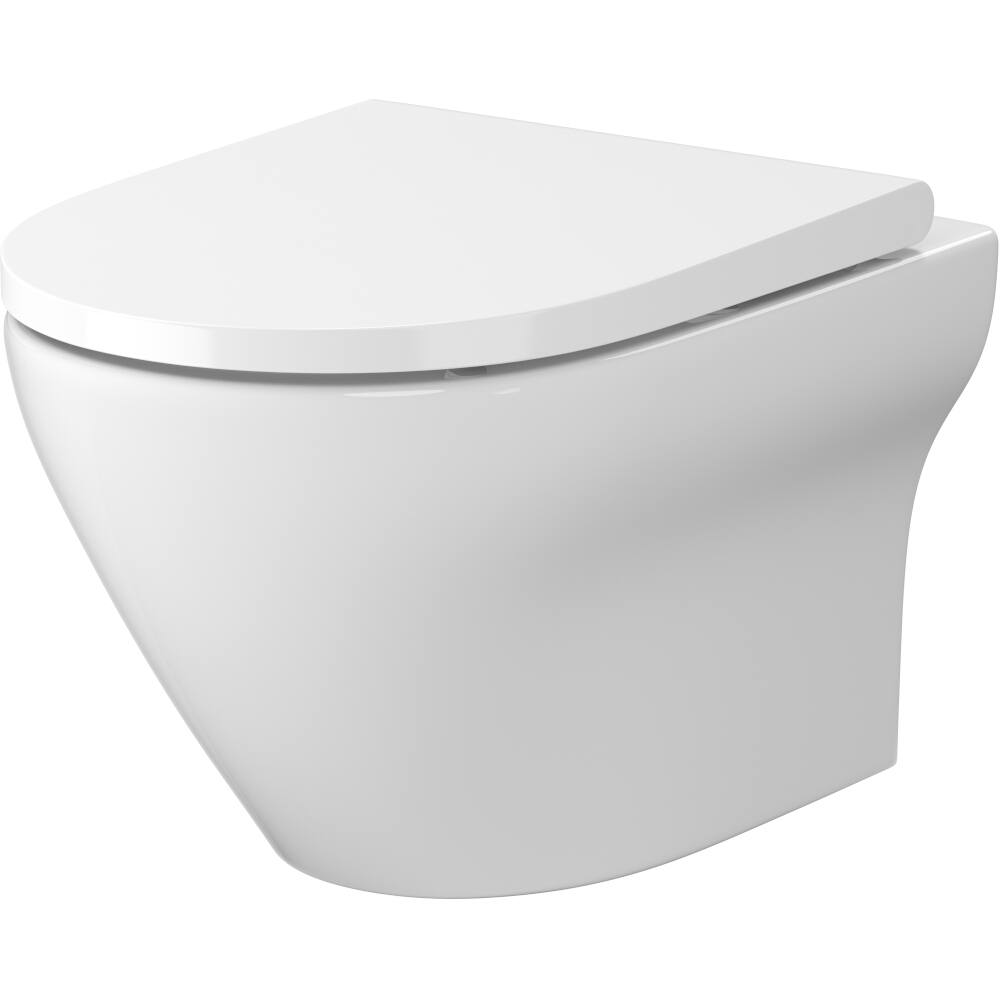 CERSANIT Závěsná WC mísa UM LARGA OVAL CLEAN ON BOX K120-003