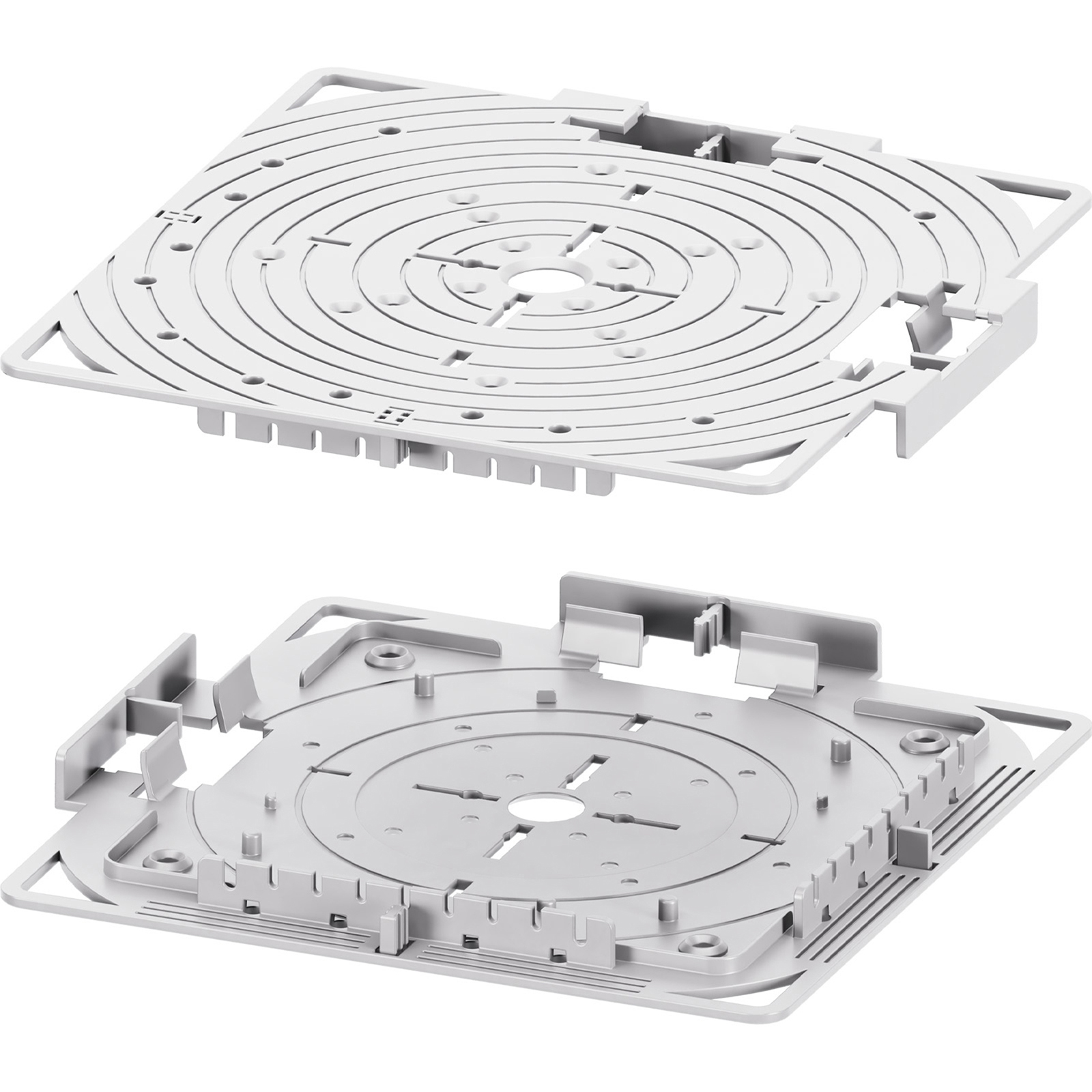 Montážní sada pro terasové mřížky na SPIRAL, STANDARD, MAX držáky - šedá