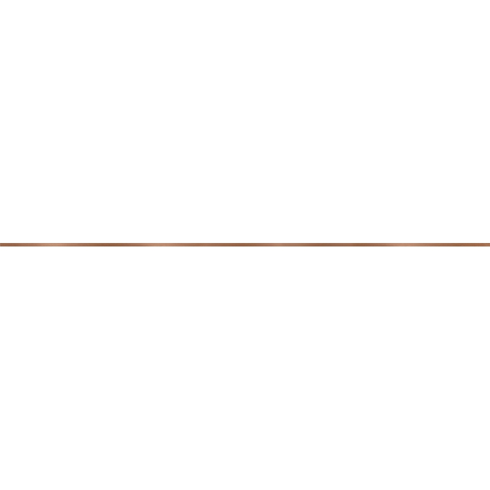 Obklady na stěnu listwa METAL COPPER brown glossy 1x119,8
