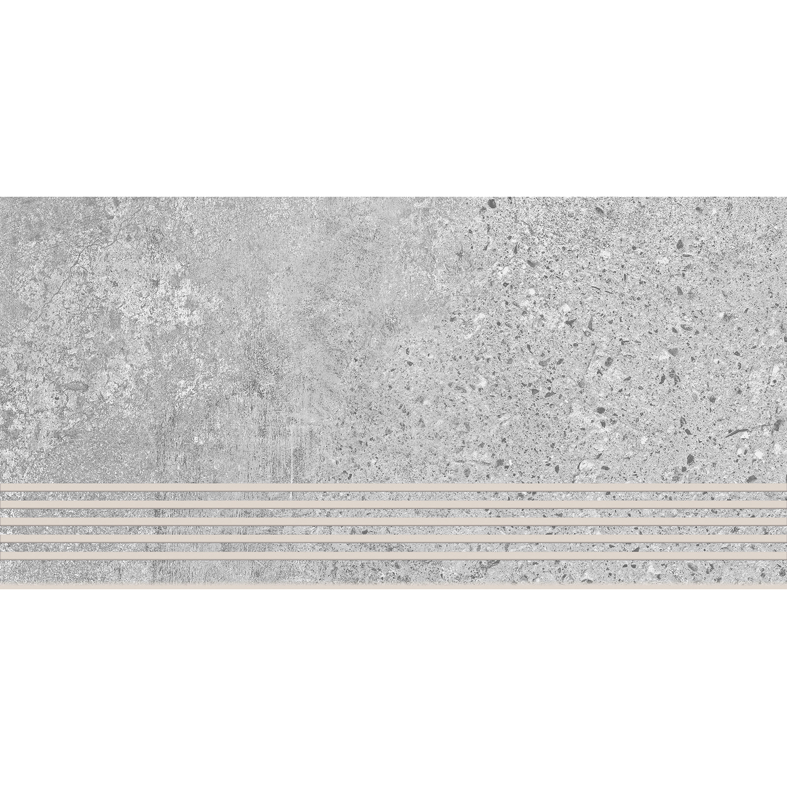 DLAŽBA SCHODOVKA MOONROW GREY MATT 29,8X59,8