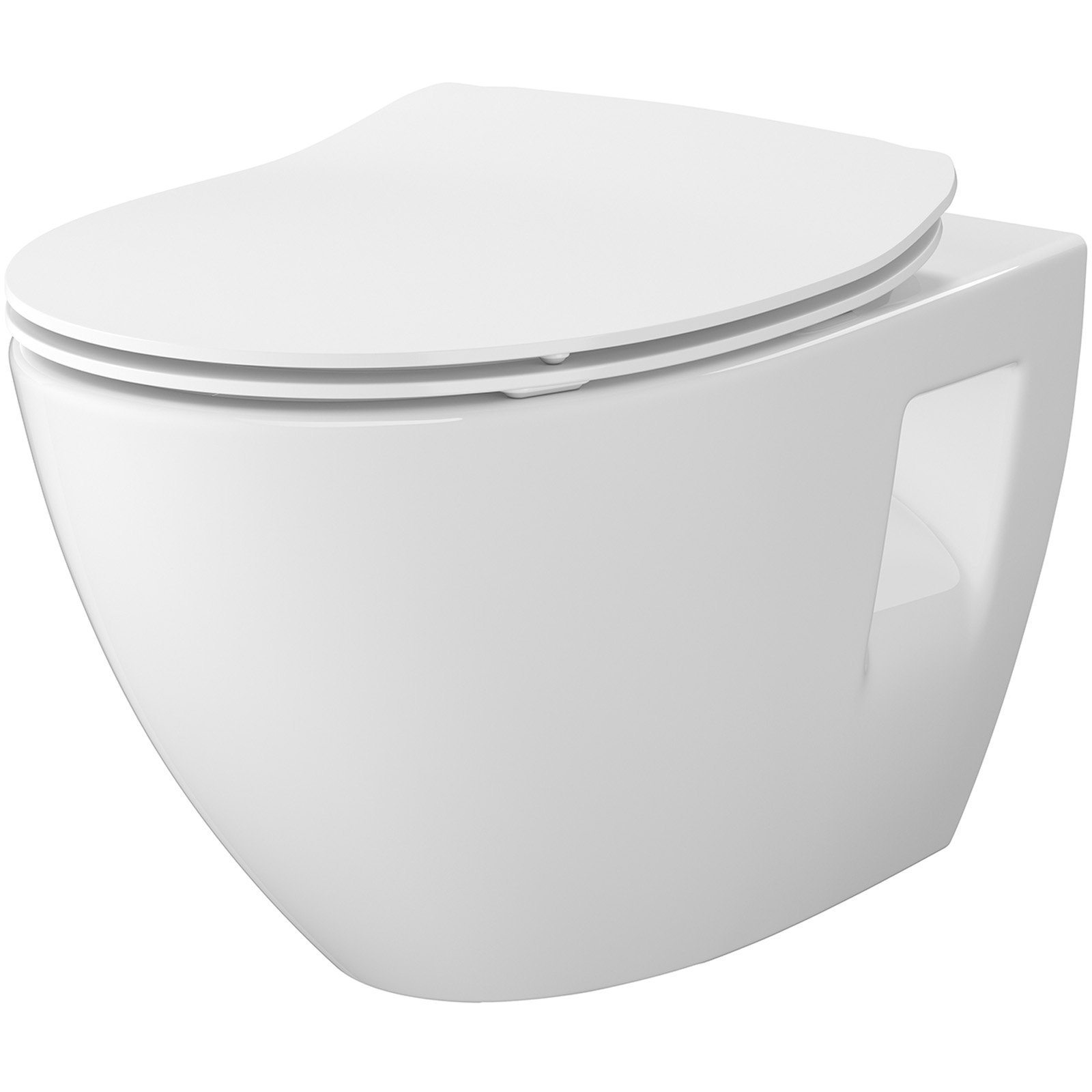 CERSANIT MODUO PLUS OVAL závěsná mísa SLIM duroplast sedátko s měkkým zavíráním S701-724 CERSANIT MODUO PLUS OVAL závěsná mísa SLIM duroplast sedátko s měkkým zavíráním S701-724