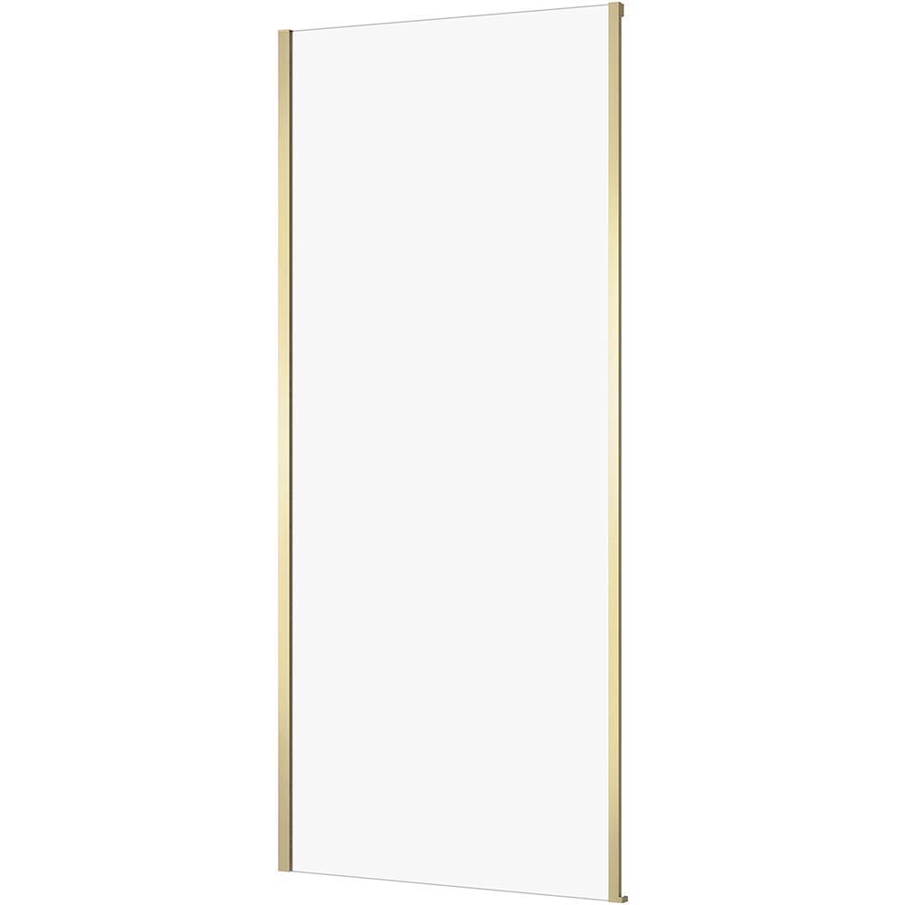 CERSANIT LARGA sprchový kout stěna 90x195 cm zlatá matná, transparentní sklo S164-070