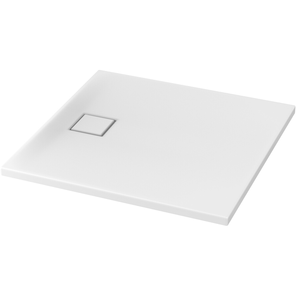 CERSANIT TAKO SLIM 90x4 čtvercová sprchová vanička bílá + sifon S601-122