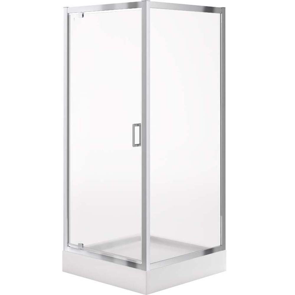 CERSANIT ARTECO 90x190 čtvercový sprchový kout se sprchovou vaničkou TAKO 90x16 S601-132