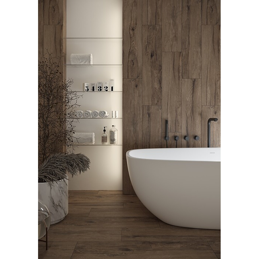 Glazované dlaždice WOOD CONCEPT structure mat cold beige 22,1x89