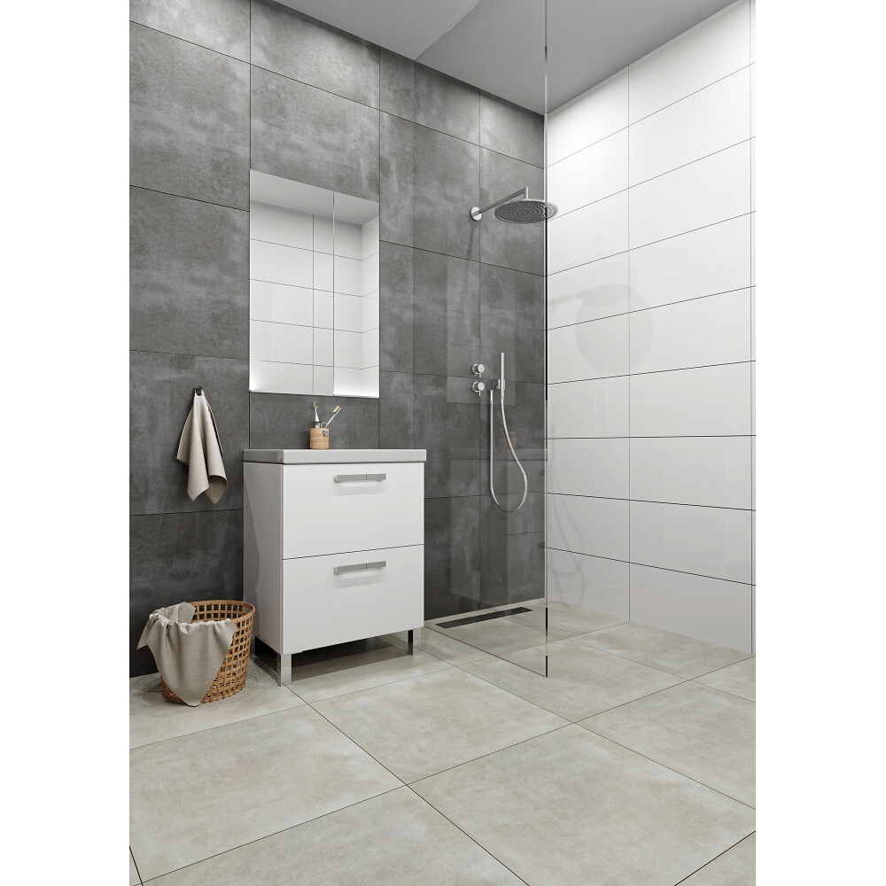 Glazované dlaždice COLIN light grey mat 79,8x79,8