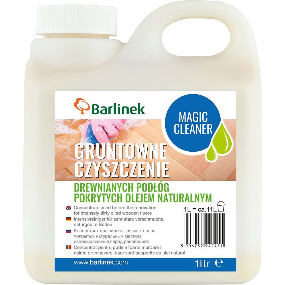Magic Cleaner koncentrát pro intenzivní čištění dřevěných povrchů 1 L Barlinek Magic Cleaner koncentrát pro intenzivní čištění dřevěných povrchů 1 L Barlinek