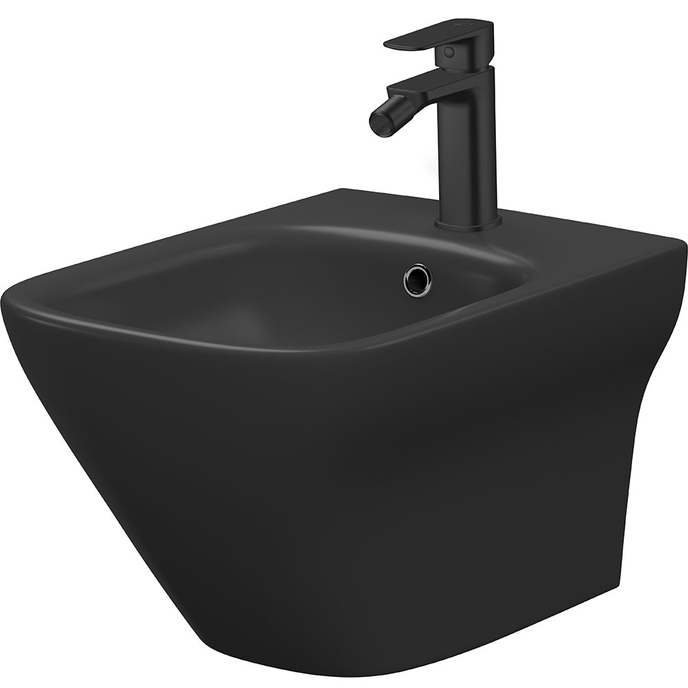CERSANIT Závěsný bidet LARGA OVAL antracit K677-041