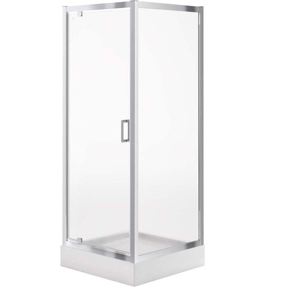CERSANIT ARTECO čtvercový sprchový kout 80x190 se sprchovou vaničkou TAKO 80x16 S601-133