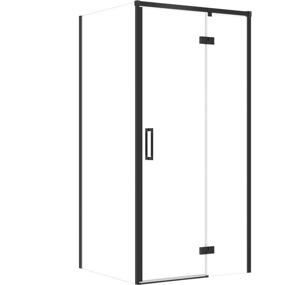 CERSANIT LARGA sprchový kout obdélníkový pravý 100x80x195 cm černý S601-311