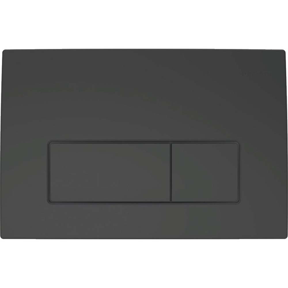 Ovládací tlačítko GEBERIT DELTA50 24.6x16.4 cm matná černá 115119141