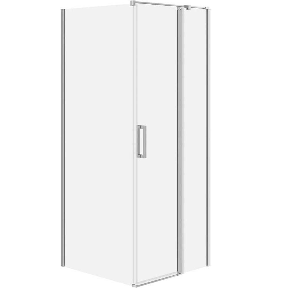 CERSANIT Hranatý sprchový kout MODUO pravý 80x90x195 cm chrom S601-288