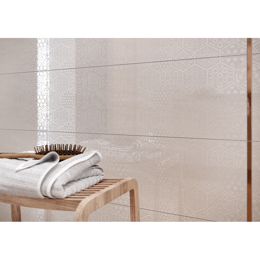 Obklady_na_stěnu_inserto_BANTU_cream_heksagon_glossy_20x60 Obklady na stěnu inserto BANTU cream heksagon glossy 20x60