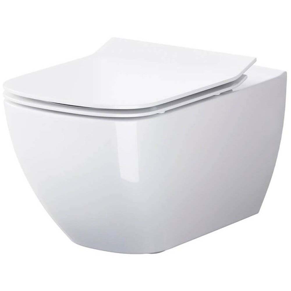 CERSANIT KOMFORT závěsná WC mísa clean s duroplastovým sedátkem S701-343